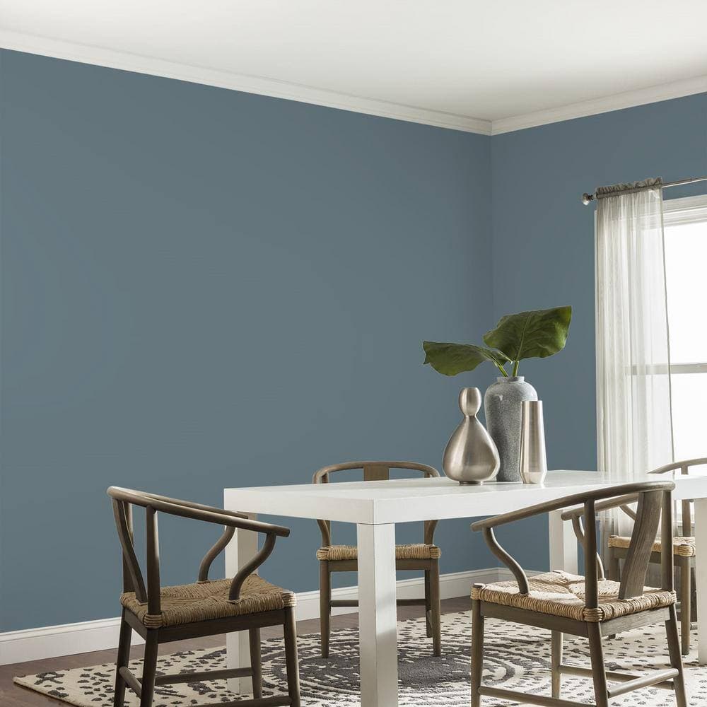 Glidden Diamond 1 gal. #PPG1037-5 Night Rendezvous Eggshell Interior Paint with Primer (4)