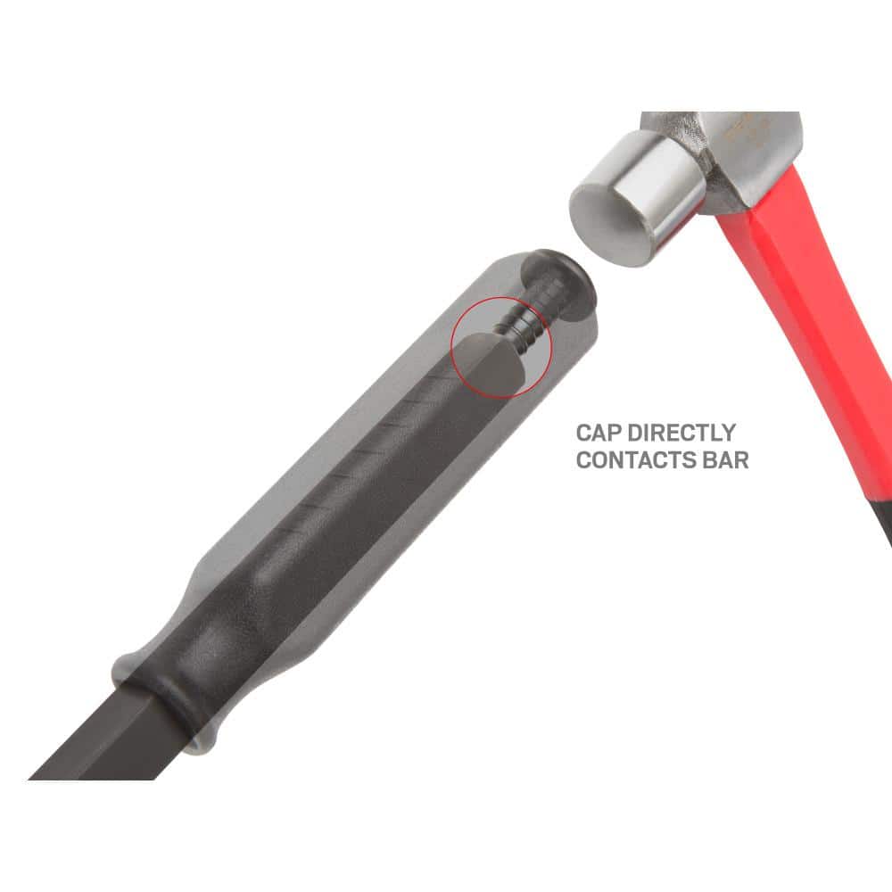 TEKTON 36 in. Angled End Handled Pry Bar with Striking Cap (3)
