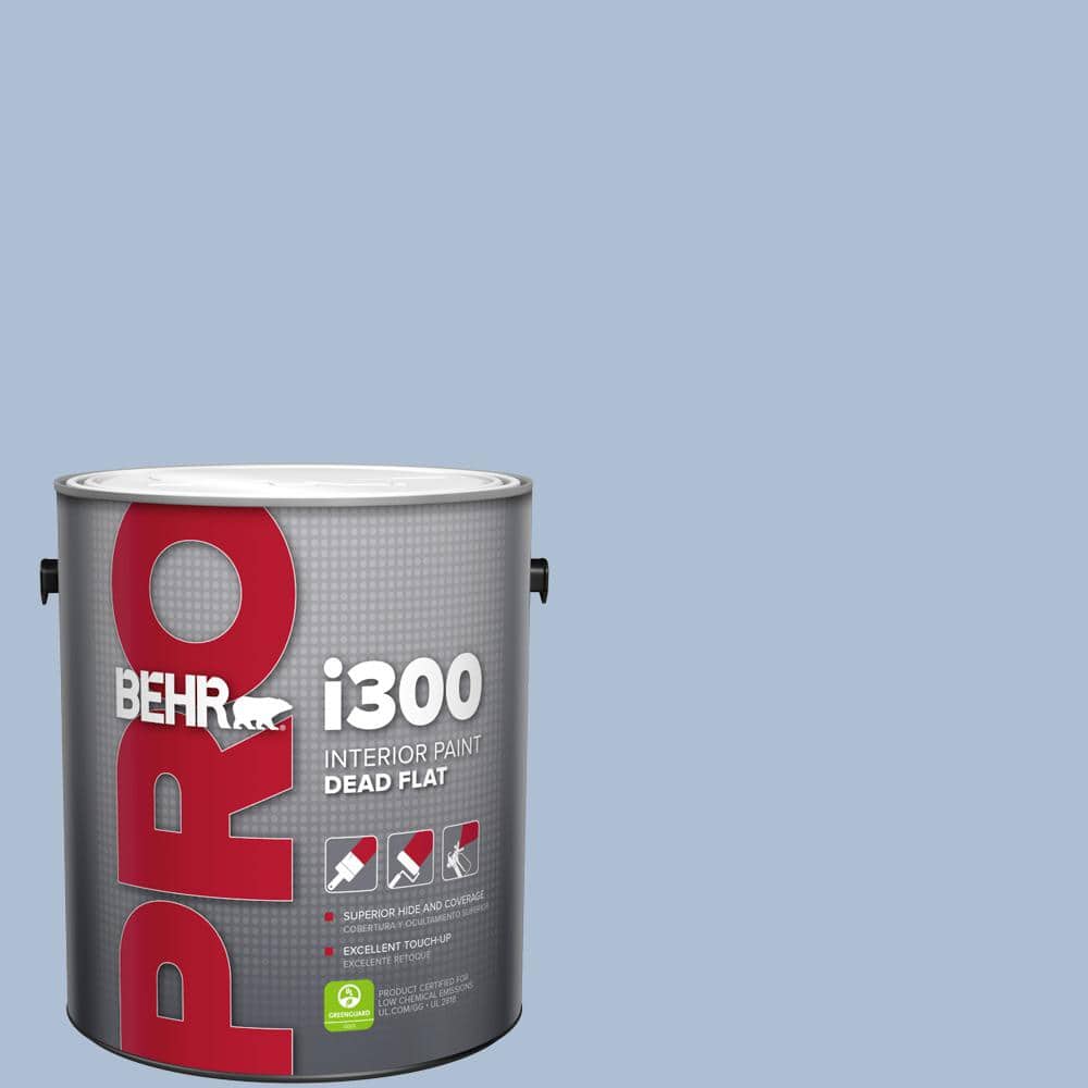 BEHR PRO 1 gal. #580E-3 Sweet Blue Dead Flat Interior Paint (1)