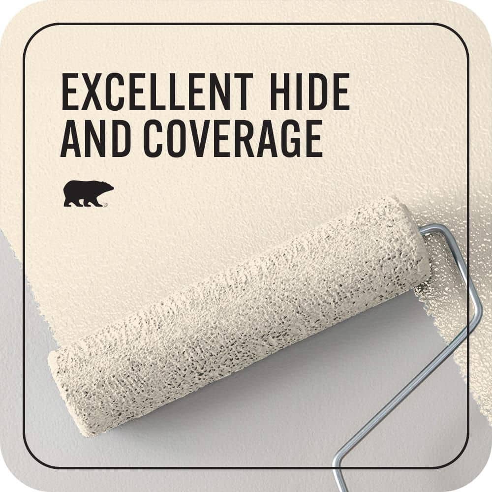 BEHR PREMIUM PLUS #PWN-40 Elegant Ivory Enamel & Primer Color Sample (4)