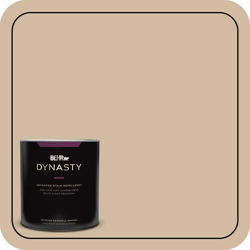 BEHR DYNASTY 1 qt. #N270-3 Coco Eggshell Enamel Interior Stain-Blocking Paint and Primer