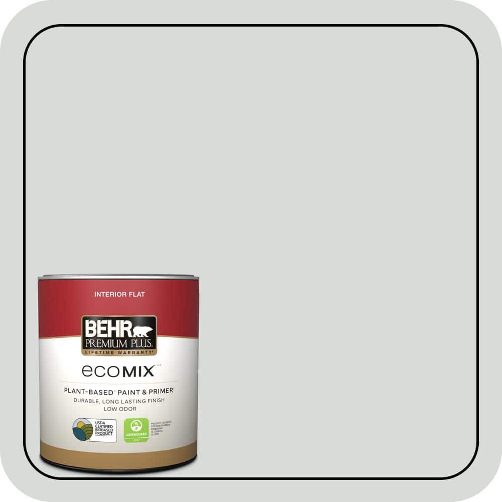 BEHR PREMIUM PLUS #N460-1 Evening White Enamel EcoMix Plant-Based & Primer (1)