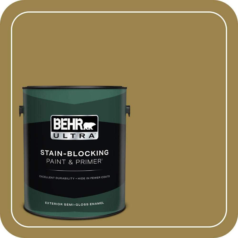 BEHR ULTRA 1 gal. #T11-17 Wishing Troll Semi-Gloss Enamel Exterior Paint & Primer