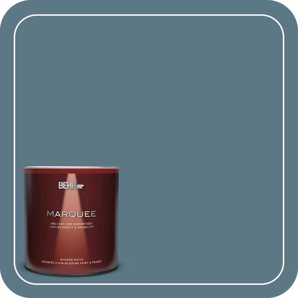 BEHR MARQUEE 1 qt. #PPU13-03 Catalina Coast Matte Interior Paint & Primer (1)