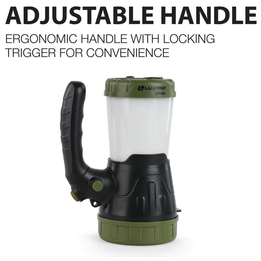 LUXPRO Multi-Mode Rechargeable LED Spotlight Lantern with Powerbank (3)