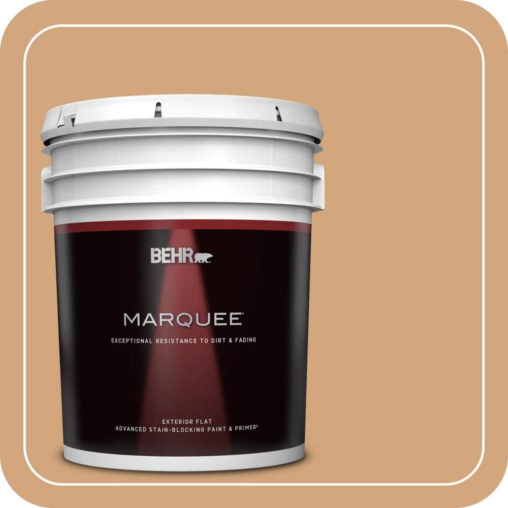 BEHR MARQUEE 5 gal. #MQ2-07 City Sunrise Flat Exterior Paint & Primer