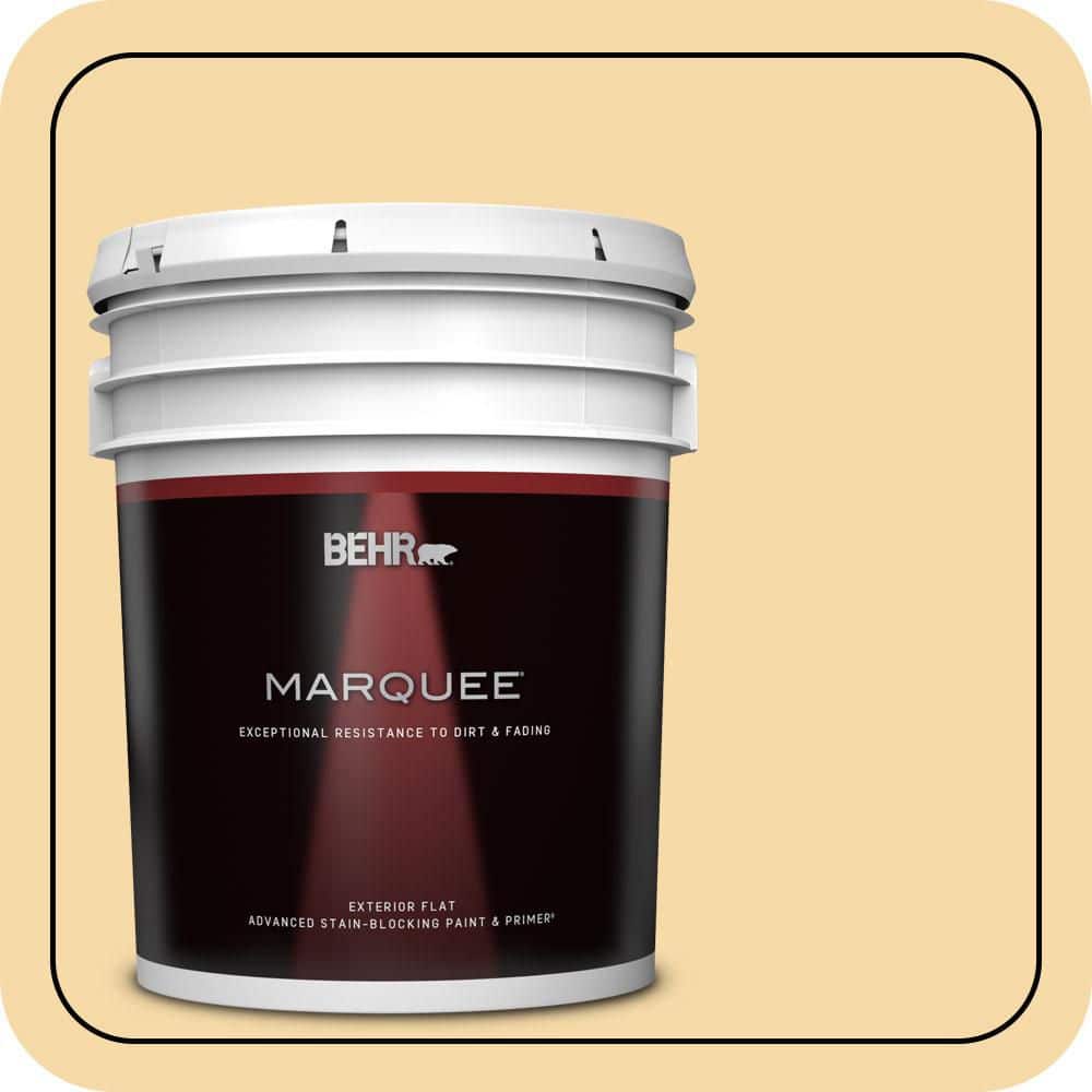 BEHR MARQUEE 5 gal. #QE-26 Fireflies Flat Exterior Paint & Primer (1)
