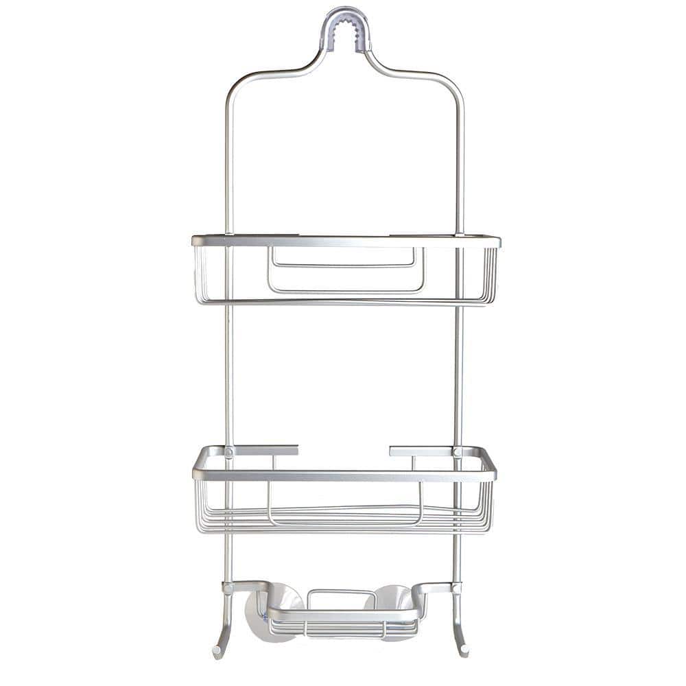 m MODA at home enterprises ltd. ALUMA Shower Caddy SATIN (1)