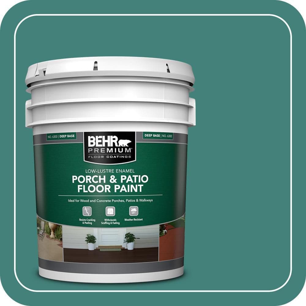 BEHR PREMIUM #M450-6 Low-Lustre Enamel Interior/Exterior Porch and Patio Floor Paint (1)