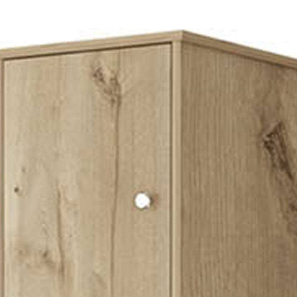 Amucolo 14.3 in. W 16 in. D 67.8 in. H Linen Cabinet with 2-Doors and Shelves (3)