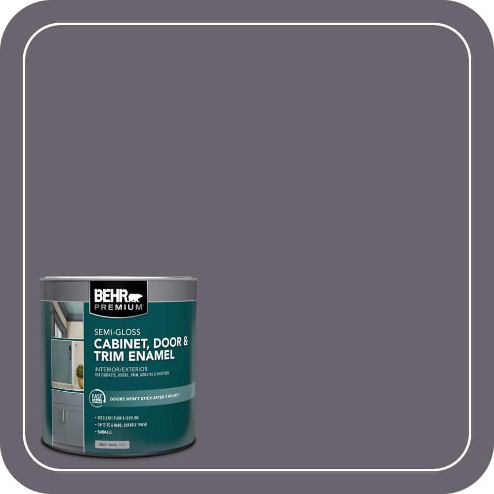 BEHR PREMIUM 1 qt. #N550-6 Alter Ego Semi-Gloss Enamel Interior/Exterior Cabinet, Door & Trim Paint