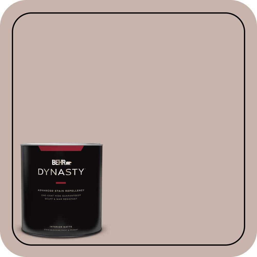 BEHR DYNASTY 1 qt. #PPF-10 Balcony Rose Matte Interior Stain-Blocking Paint & Primer