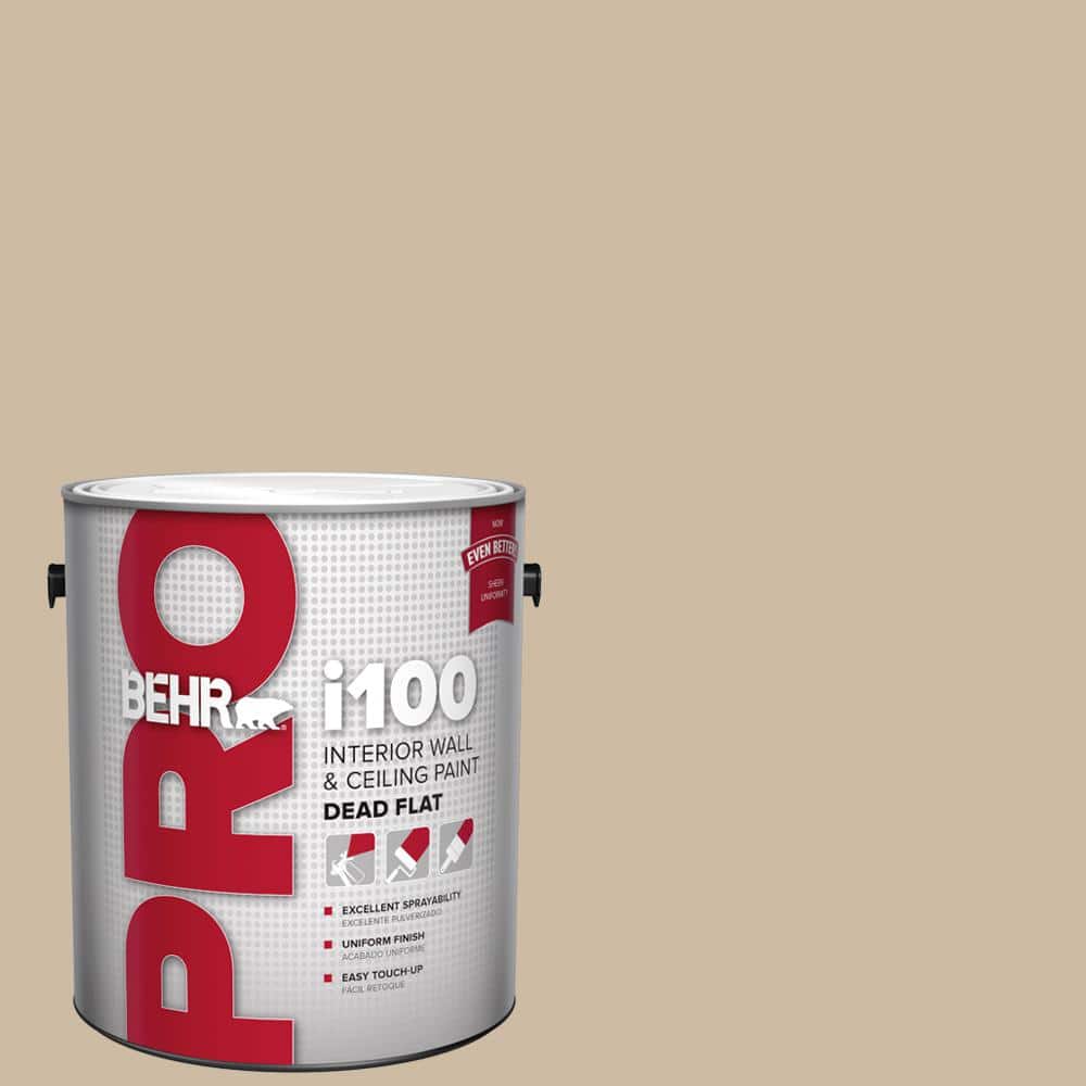 BEHR PRO 1 gal. #710C-3 Gobi Desert Dead Flat Interior Paint (1)
