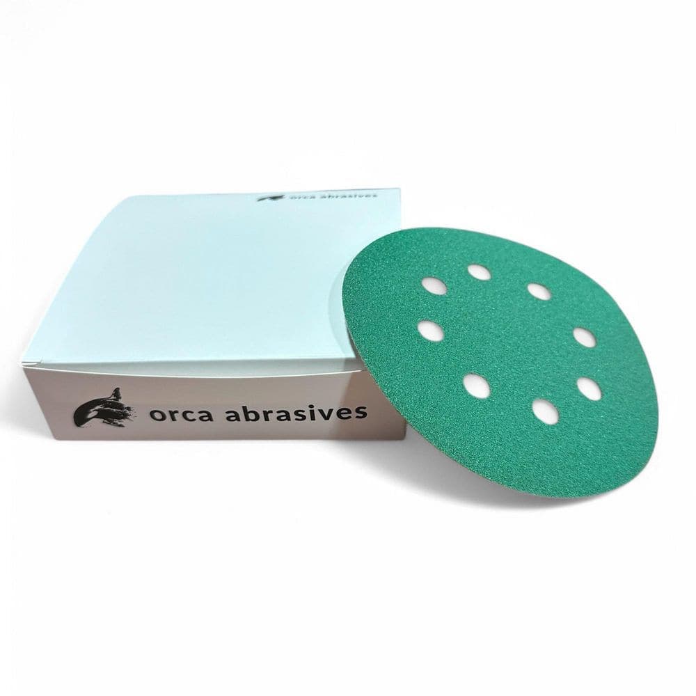 Unbranded Green 5 in. 40 Grit Sanding Disc Coarse (10-Pack) (3)