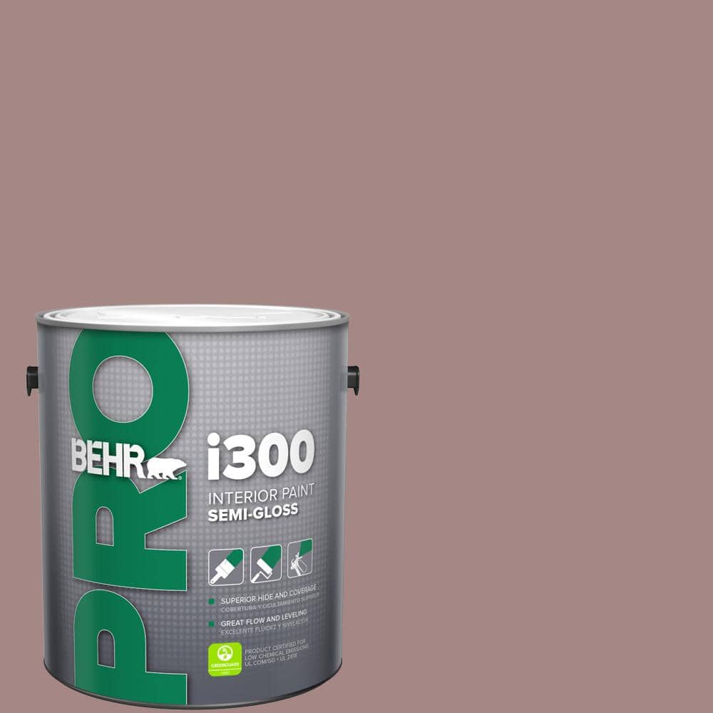 BEHR PRO 1 gal. #120F-4 Blackberry Mocha Semi-Gloss Interior Paint