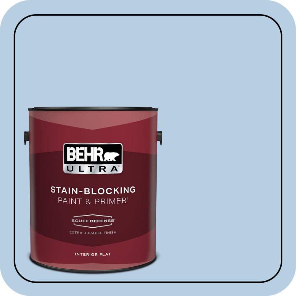 BEHR ULTRA 1 gal. #570C-3 Tender Twilight Extra Durable Flat Interior Paint & Primer
