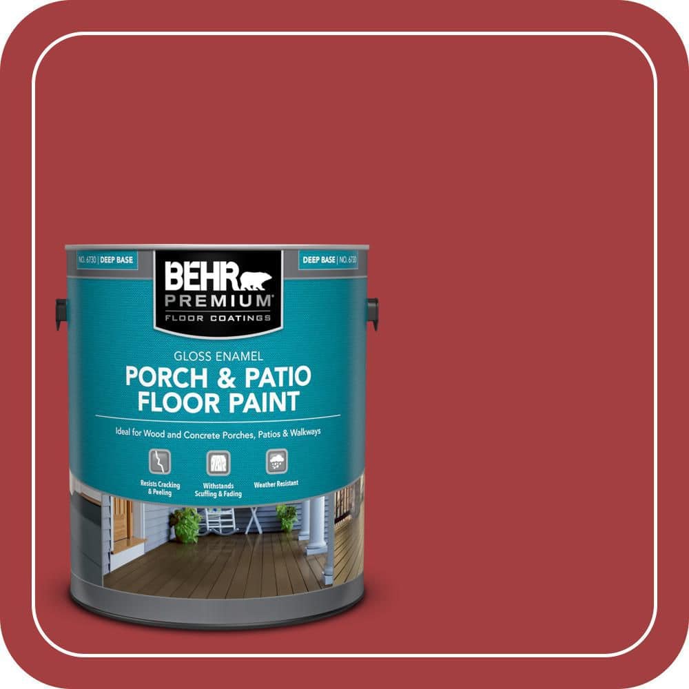 BEHR PREMIUM 1 gal. #P140-7 No More Drama Gloss Enamel Interior/Exterior Porch and Patio Floor Paint