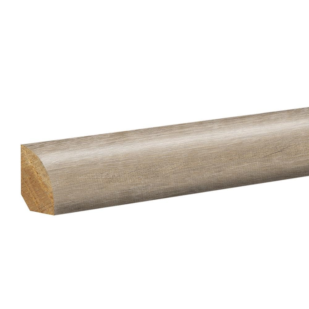 PERFORMANCE ACCESSORIES Sterling 0.62 in. T x 0.75 in. W x 94.5 in. L Textured Wood Look Laminate Moulding/Trim Quarter Round Molding (2)