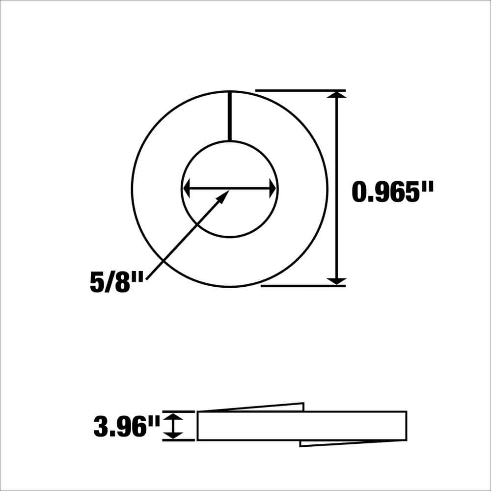 Everbilt 5/8 in. Zinc Plated Lock Washer (4-Pack) (3)