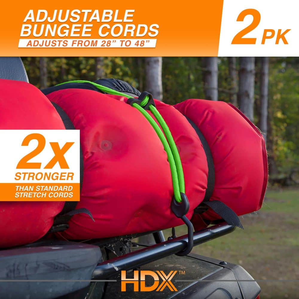 HDX 28 in. to Adjustable Super Strong Bungee (2)