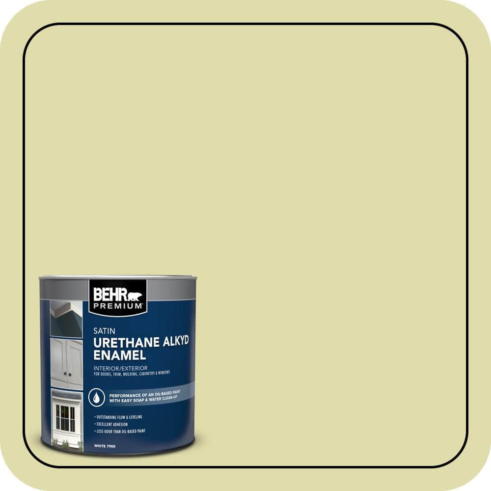 BEHR PREMIUM 1 qt. #P360-3 Tonic Satin Enamel Urethane Alkyd Interior/Exterior Paint