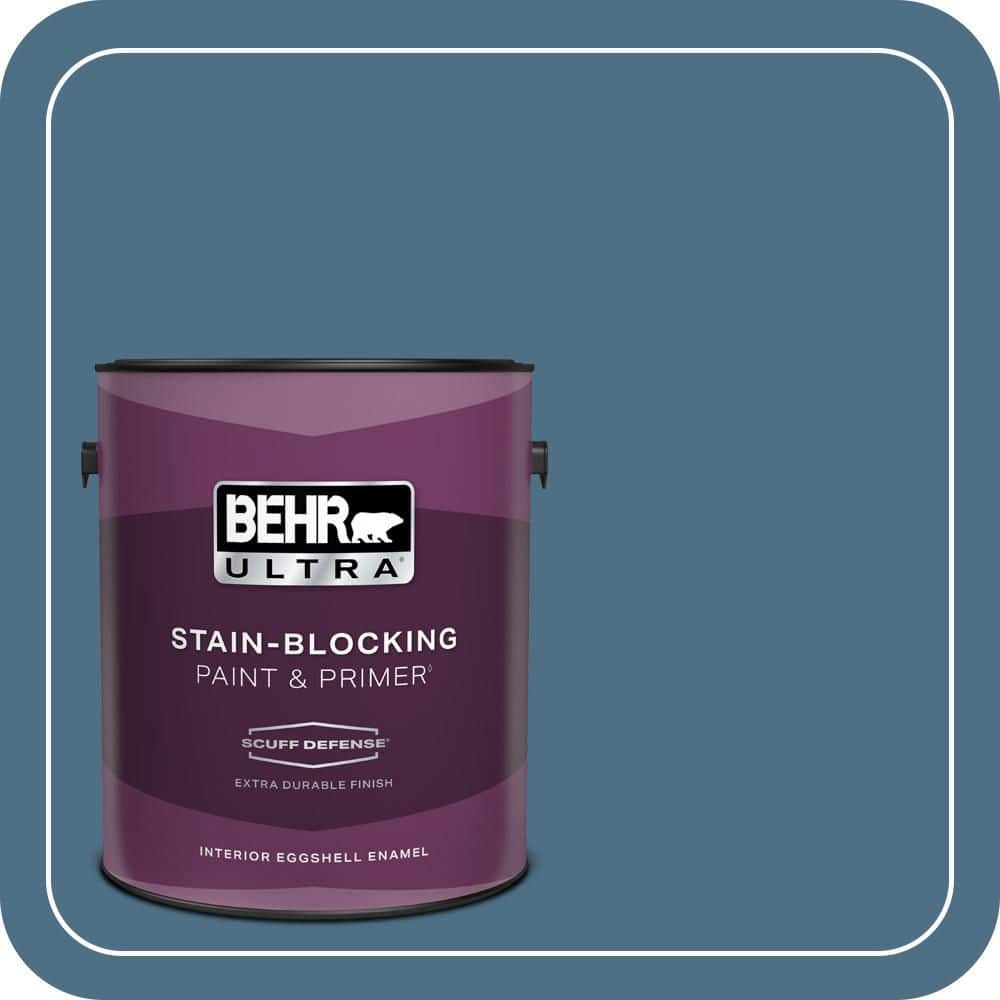 BEHR ULTRA 1 gal. #S500-6 Shipyard Extra Durable Eggshell Enamel Interior Paint & Primer