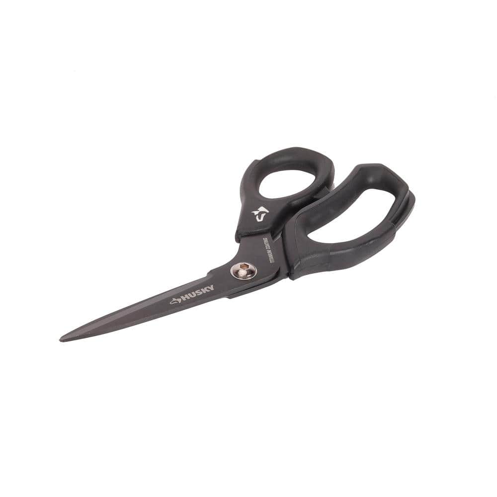 Husky 8 in. Titanium Coating Scissors (2)
