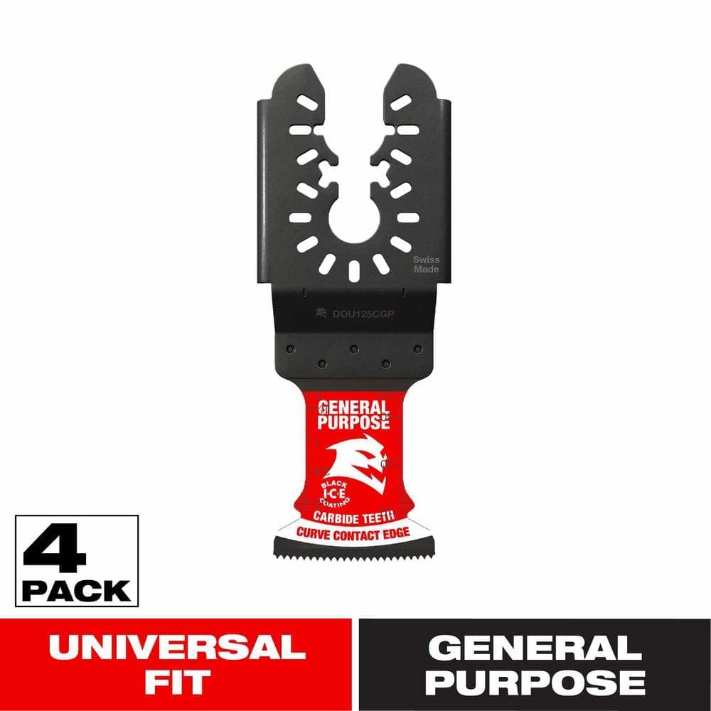DIABLO 1-1/4 in. AMPED Demo Demon Universal Fit Carbide Teeth Oscillating Blade for General Purpose (4-Pack) (2)