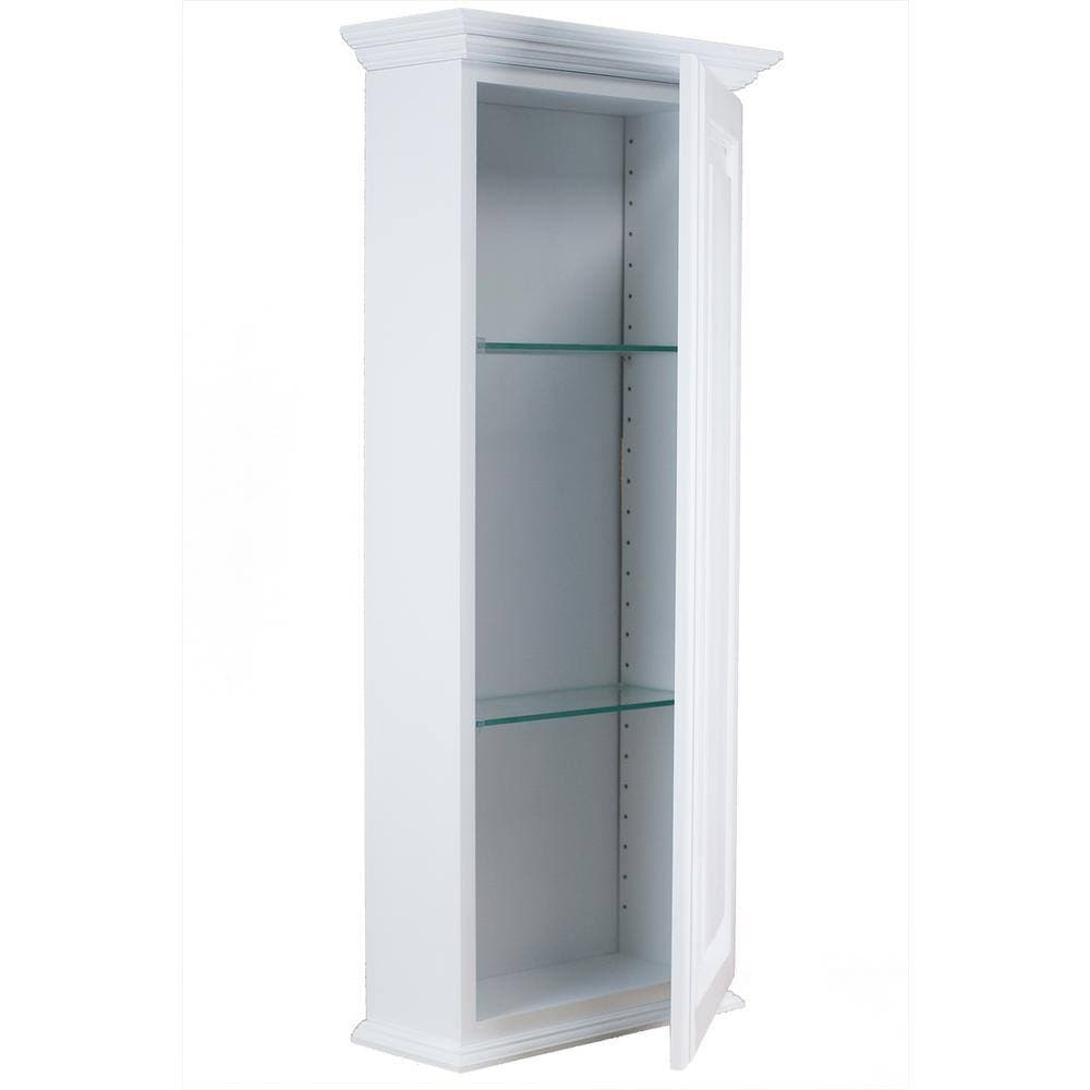 WG Wood Products Atwater 4.25 in. x 17 in. x 25.5 in. On the Wall Cabinet in White Enamel (3)