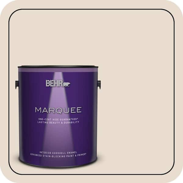 BEHR MARQUEE 1 gal. #W-F-220 Cinnamon Cake Eggshell Enamel Interior Paint & Primer (2)