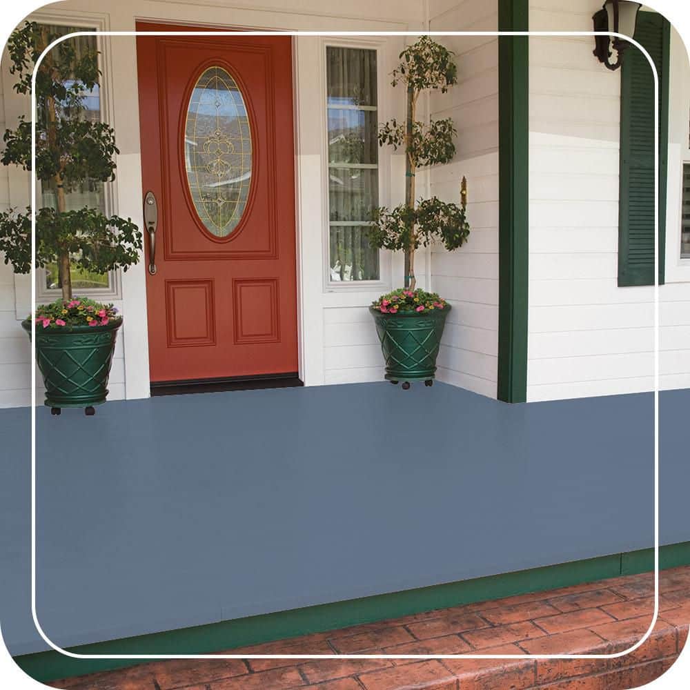 BEHR PREMIUM #PPU15-09 Low-Lustre Enamel Interior/Exterior Porch and Patio Floor Paint (2)