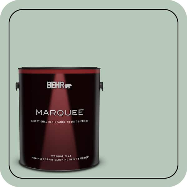 BEHR MARQUEE 1 gal. #S410-3 Ponds Edge Flat Exterior Paint & Primer (2)