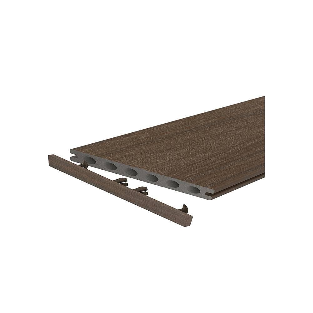 NewTechWood UltraShield Brazilian Ipe Angle End Cap for Composite Decking Boards (10 per Bag) (2)