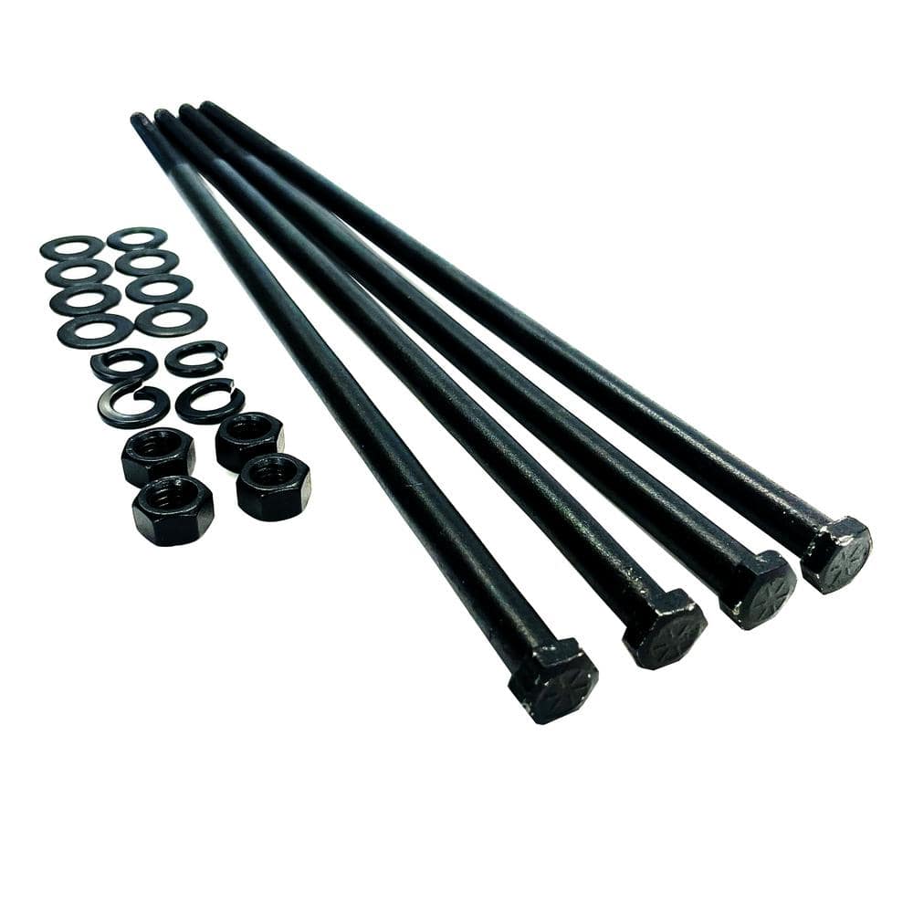 FORTRESS 14 in. Evolution Steel Black Deck Framing Bolt Kit (1)