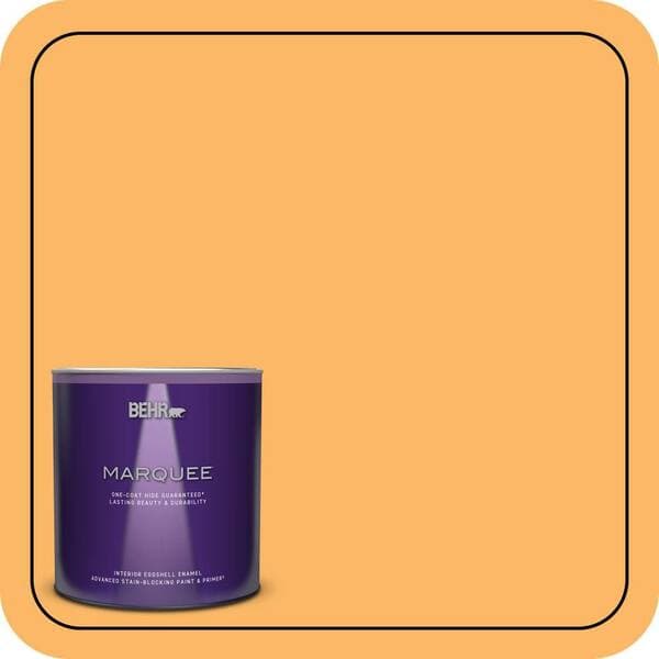 BEHR PREMIUM PLUS #HDC-SM14-11 Yellow Polka Dot Enamel Low Odor & Primer (2)