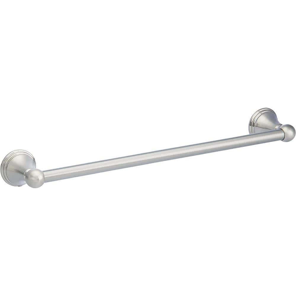 Dyiom Modern Bathroom Towel Bar Rack, Satin Nickel, 18 Inch (1)
