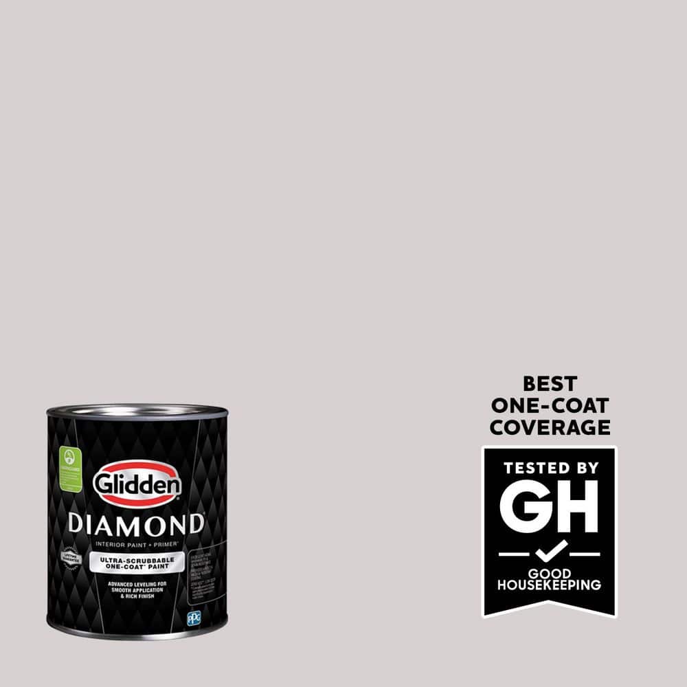 Glidden Diamond 1 qt. PPG1003-2 Balanced Semi-Gloss Interior Paint with Primer