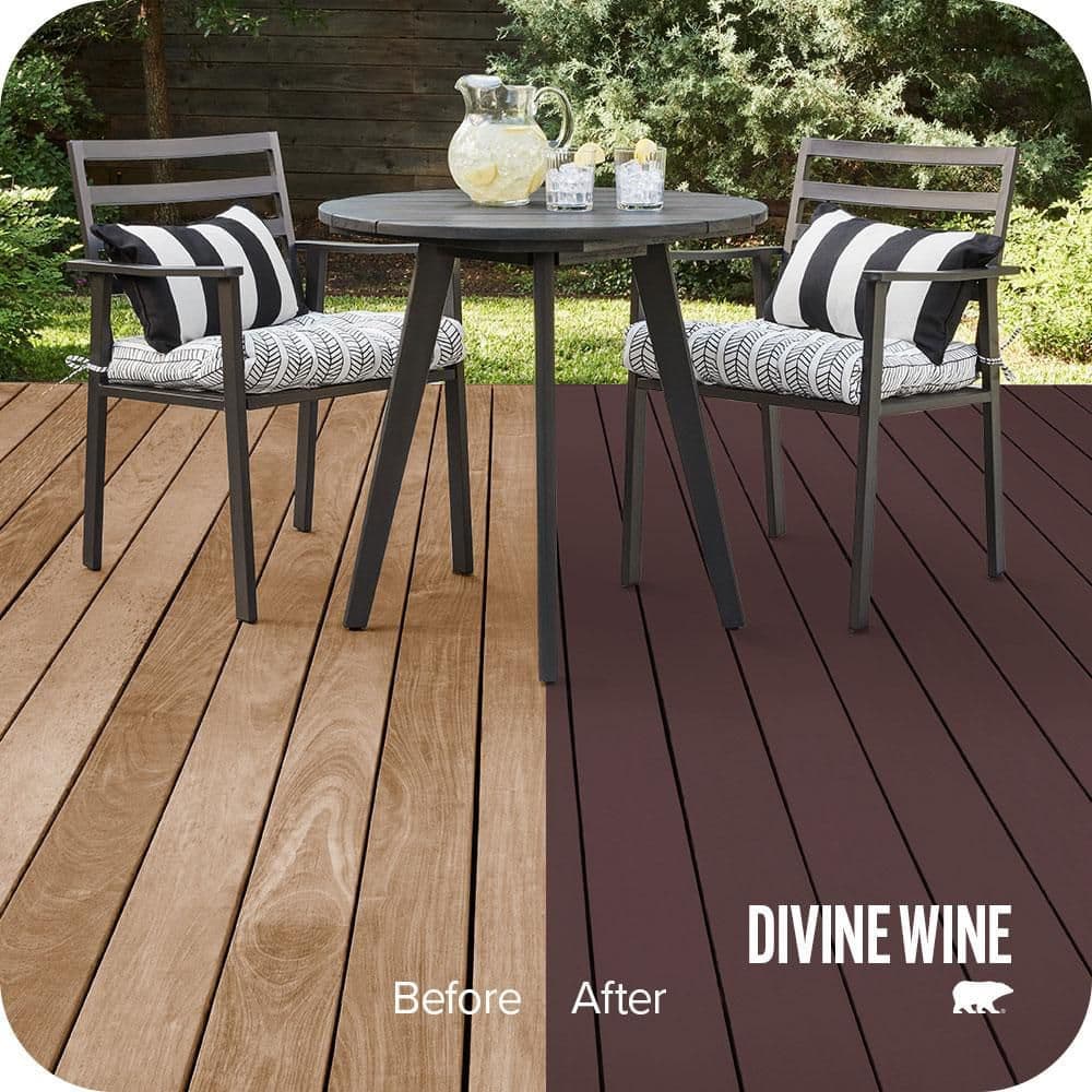BEHR PREMIUM #PPU1-02 Color Waterproofing Exterior Wood Stain and Sealer (2)