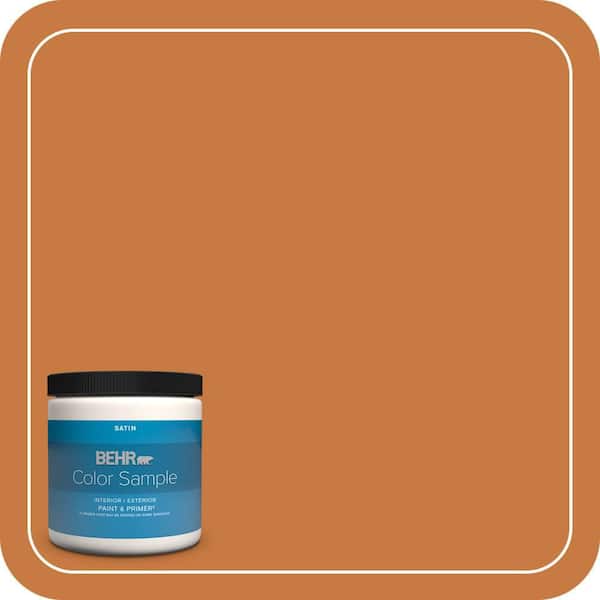 BEHR PREMIUM PLUS #M230-7 Rumba Orange Enamel Low Odor & Primer (4)