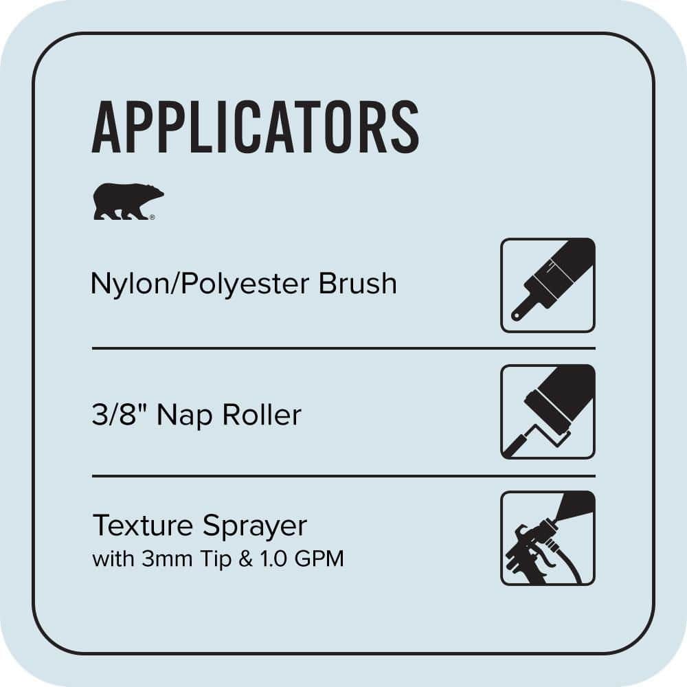 BEHR PREMIUM #560C-1 Textured Low-Lustre Enamel Interior/Exterior Porch and Patio Anti-Slip Floor Paint (4)