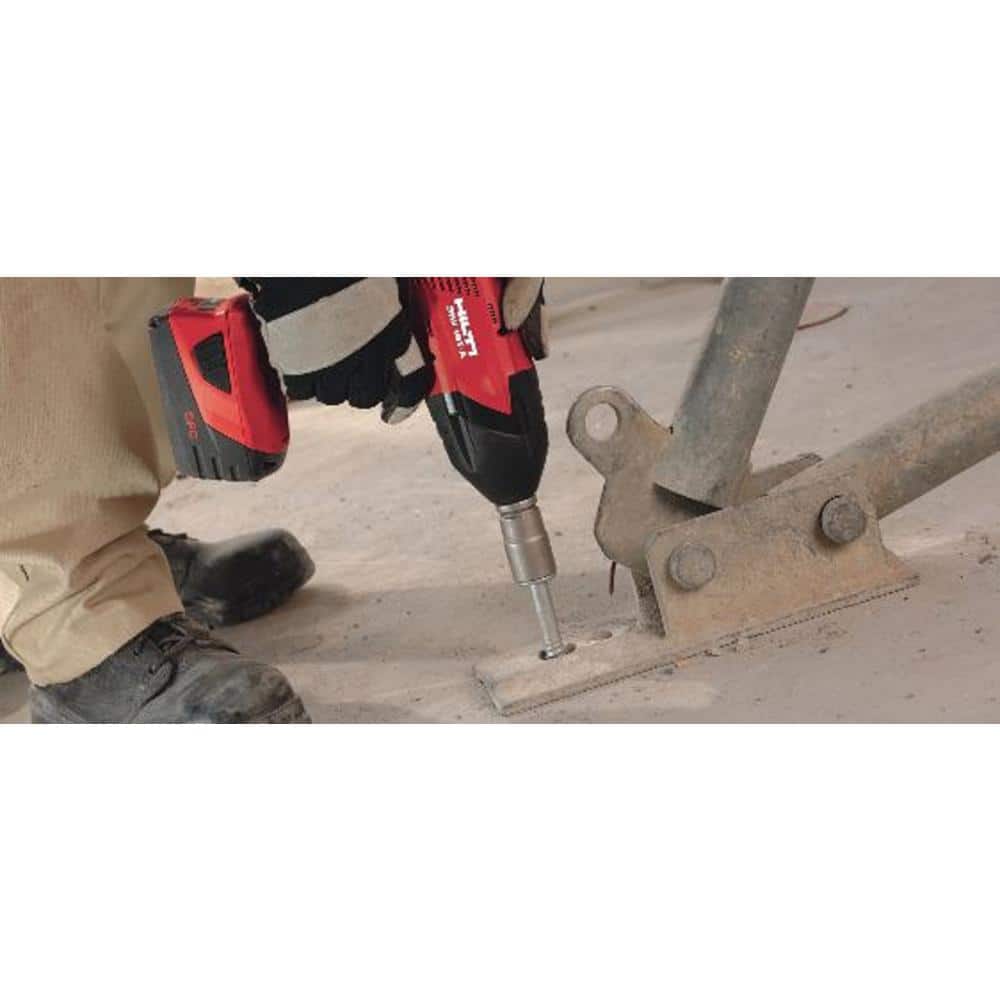 Hilti 1/4 in. x 3 in. Kwik Hus-EZ Hex Head Carbon Steel Zinc Plated Concrete and Masonry Screw Anchors (100-Piece) (2)