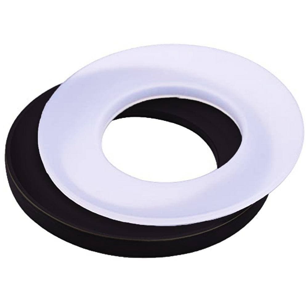 Novatto 3 in. O.D. x 3/8 in. Bathroom Vessel Sink Mounting Ring in Matte Black (2)