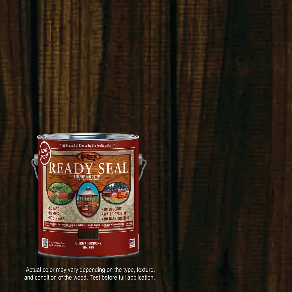 Ready Seal 1 Gal. Burnt Hickory Exterior Wood Stain and Sealer