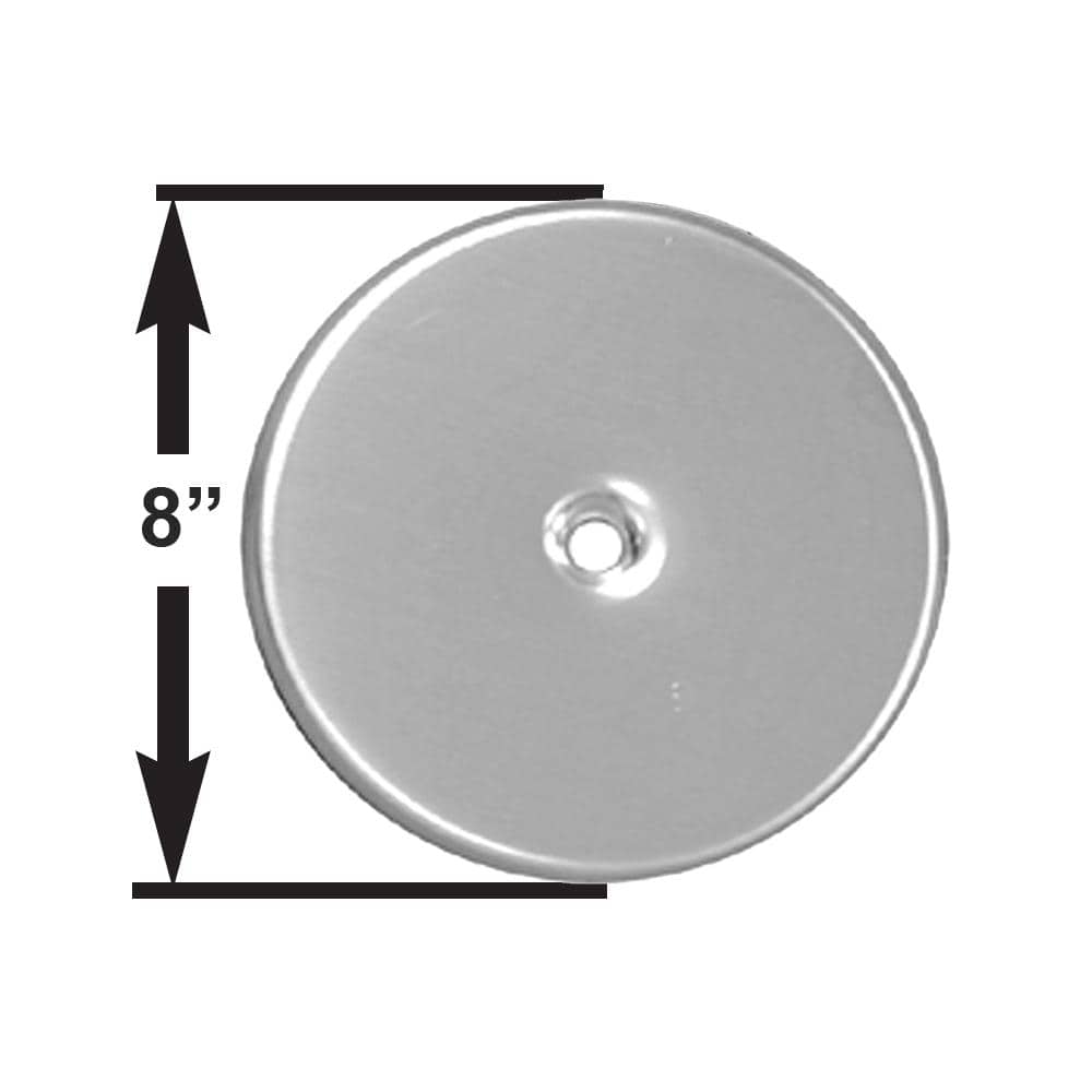 JONES STEPHENS 8 in. Stainless Steel Cleanout/Extension Cover Wall Mount without Bolt (2)