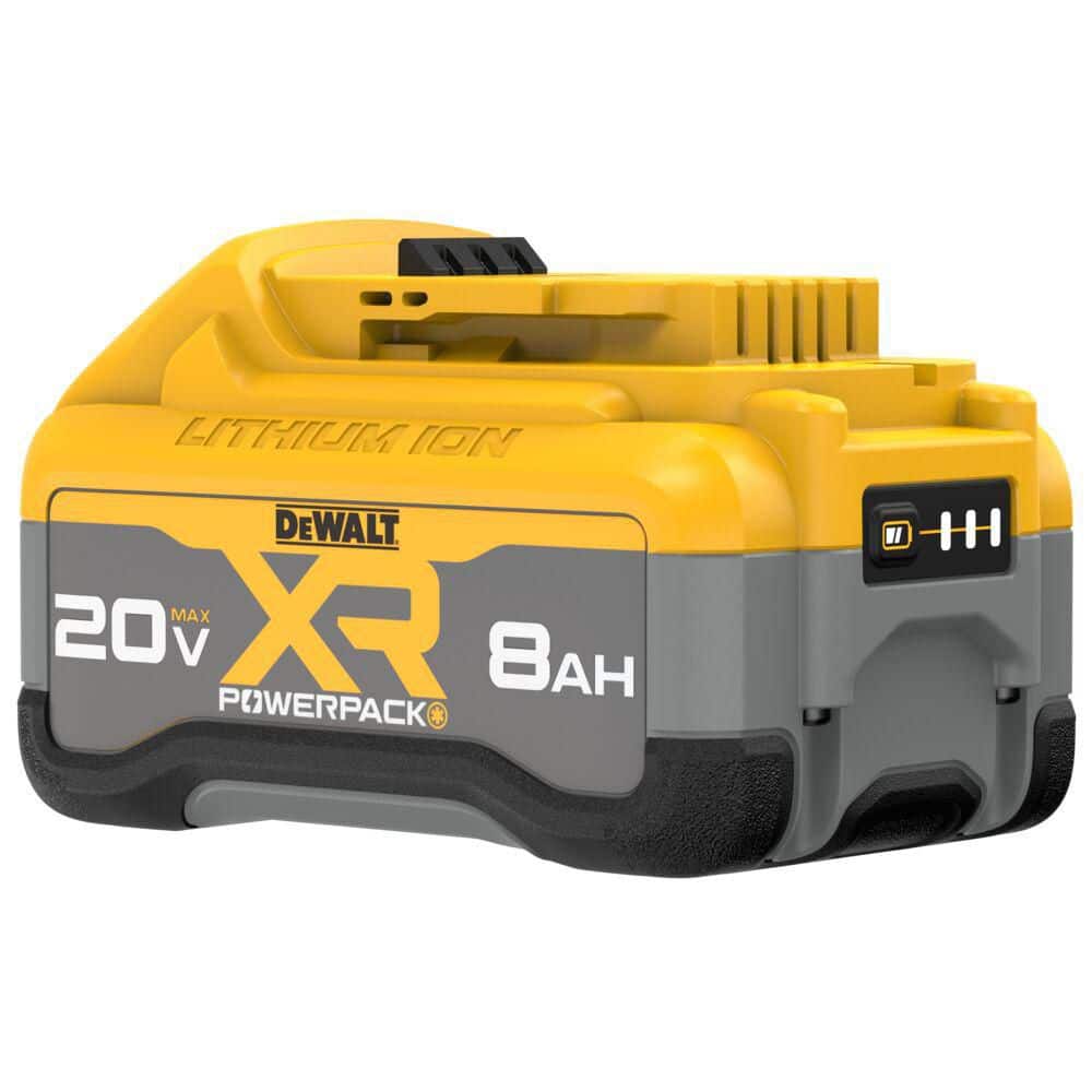 DEWALT 20V MAX XR Powerpack 4.0 Ah and 8.0 Ah Battery Packs (2)