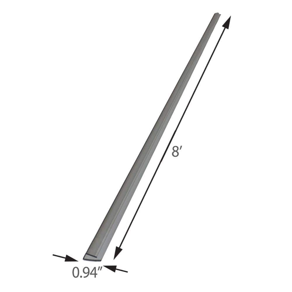 Sunlite 8 ft. Polycarbonate U-Channel for 8 mm Multiwall Panels (3)