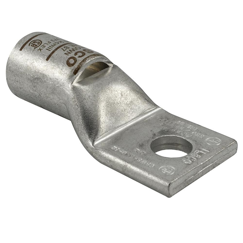 ILSCO Surecrimp Copper Compression Lug Connector, Conductor Size 4/0, 1 Hole (2-Pack)