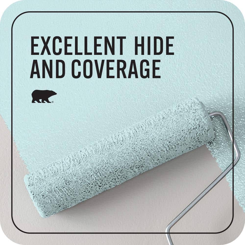 BEHR PREMIUM PLUS #520C-2 Fountain Spout Enamel EcoMix Plant-Based & Primer (2)