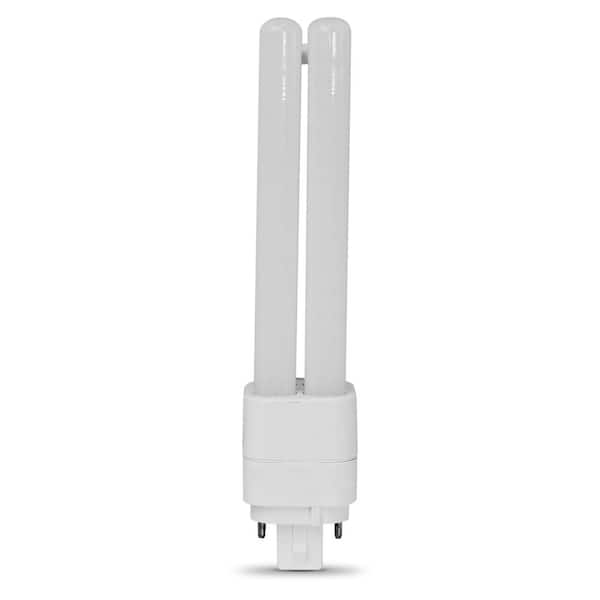Feit Electric 26-Watt Equivalent PL QuadTube CFLNI 4-Pin Plugin G24Q-3 Base CFL Replacement LED Light Bulb, True White 3500K (1-Pack)