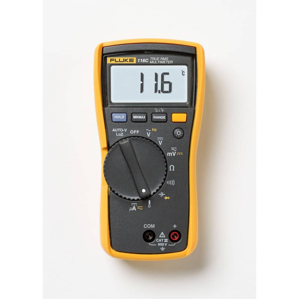 FLUKE 116/323 KIT HVAC Multi-meter with Probe And True-rms Clamp Meter 400 Amp, 600-Volt AC/DC